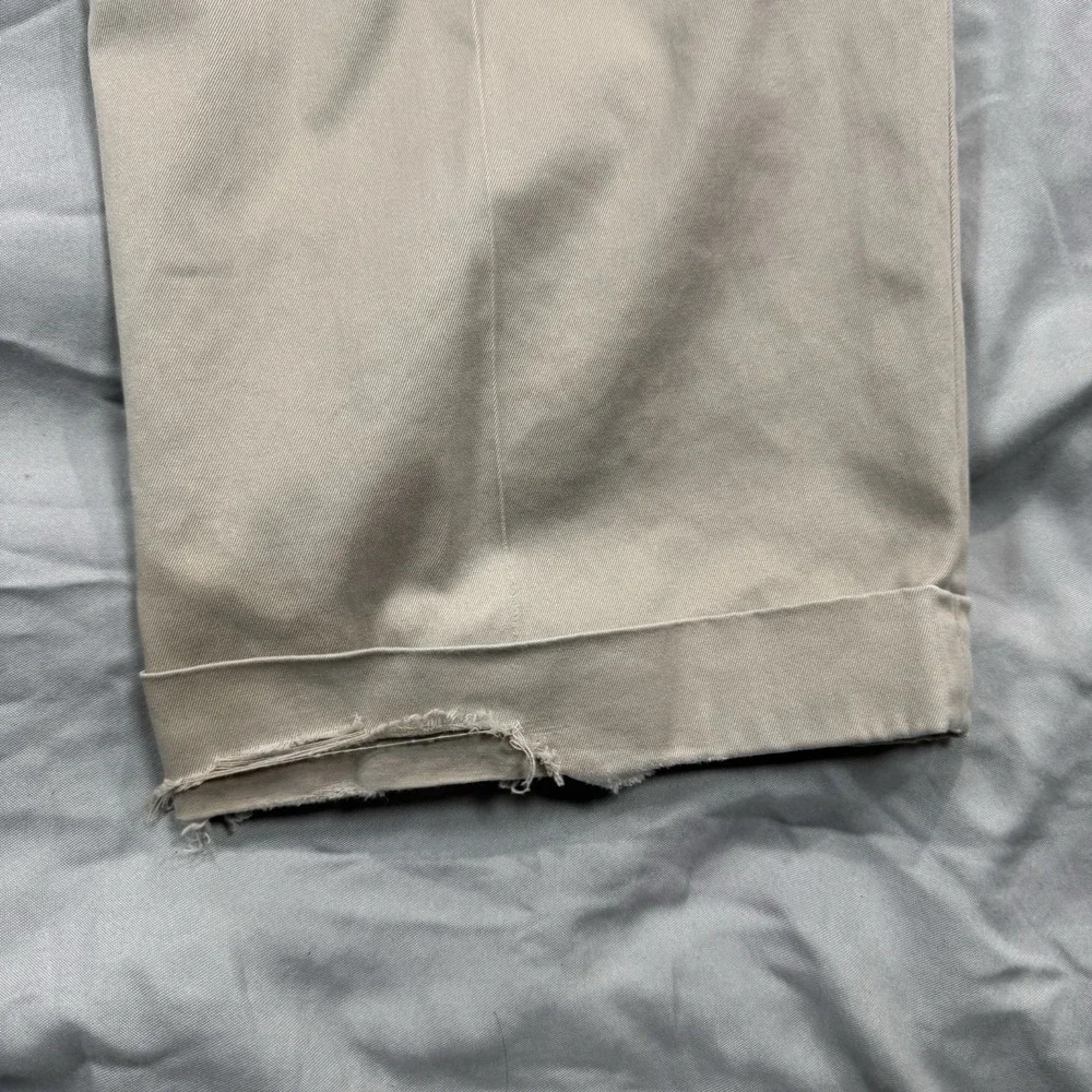 Brooks Brothers Chino Pants Mens 42x30 Beige Cotton Stretch Advantage Elliot Fit